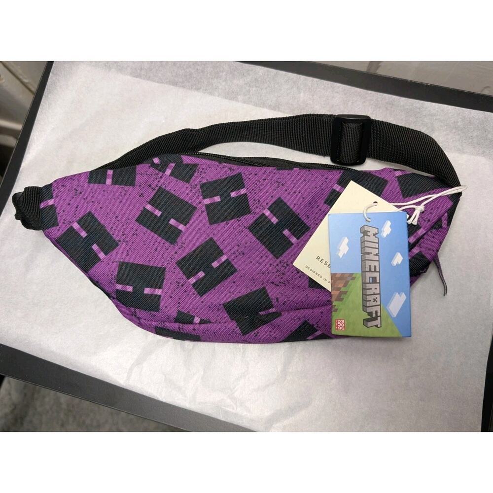 Reserved Minecraft Fanny Pack Waist Bag Bum Bag NWT Video Games